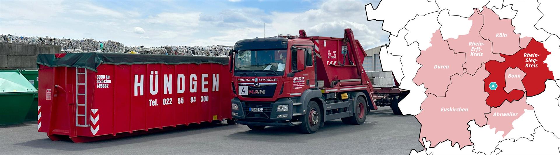 Container mieten in Alfter, Rheinbach, Meckenheim, etc.